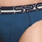 Men's Cotton Brief, Teal Blue, small image number null